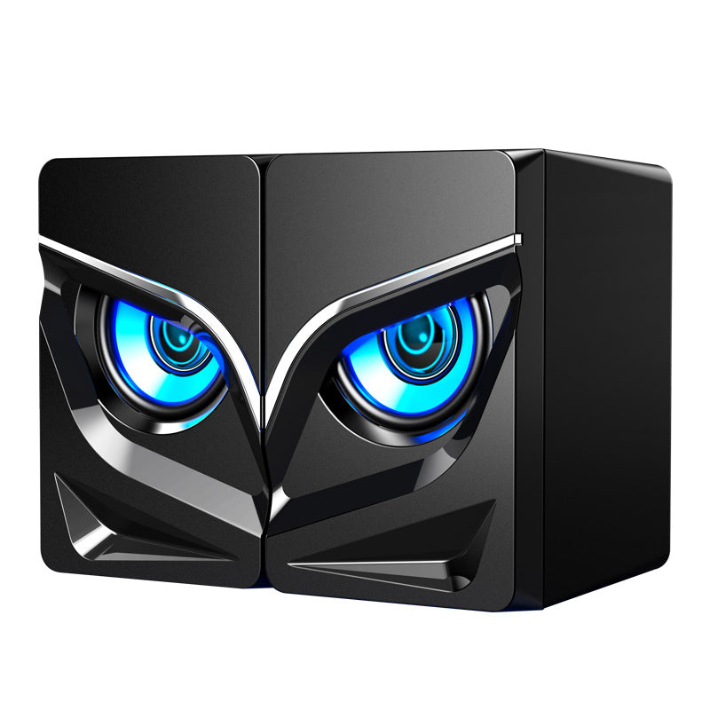 LED Gaming Desktop Speakers – Enhanced Bass & Stereo Sound