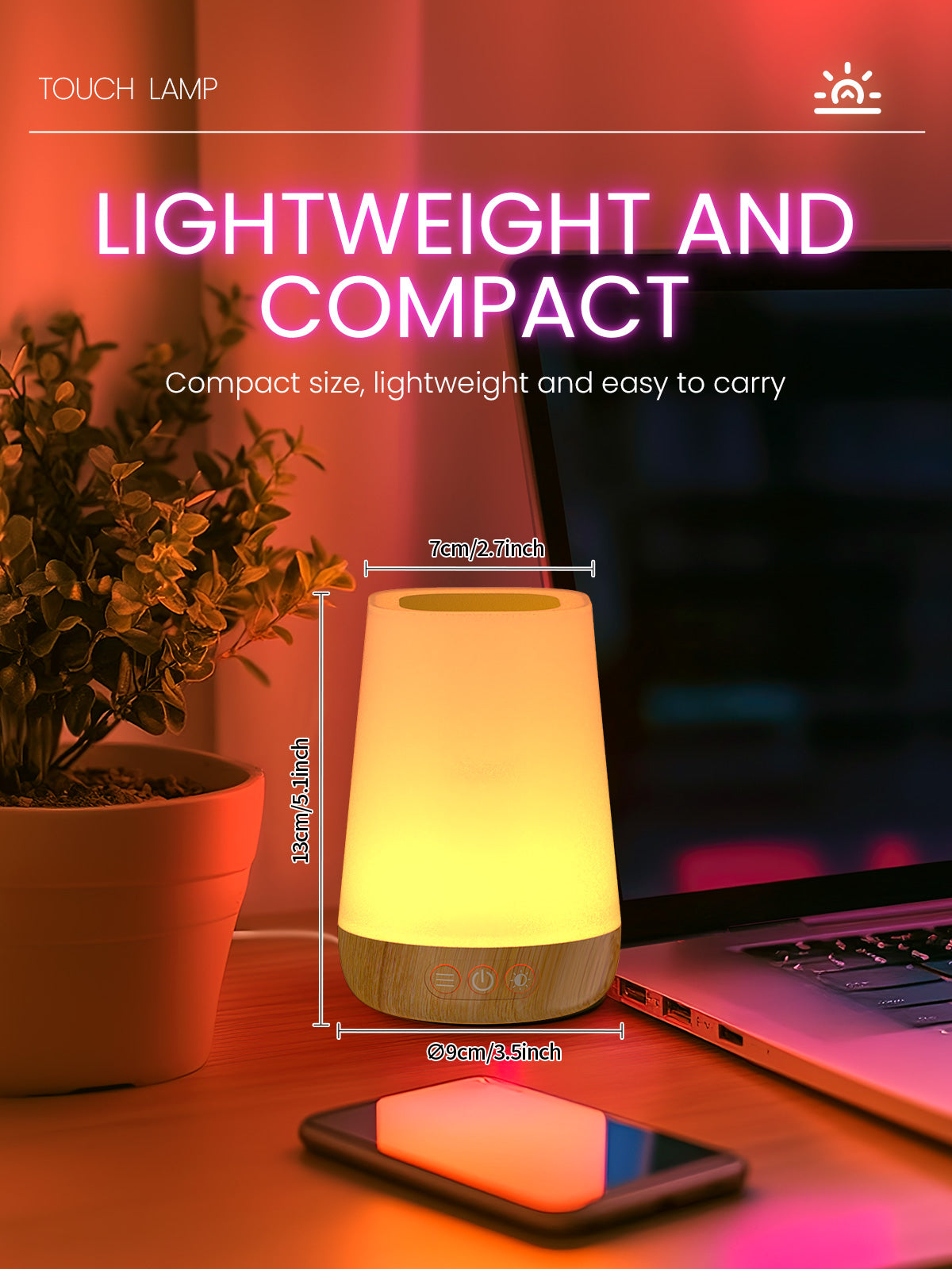 Touch Desktop Table Lamp