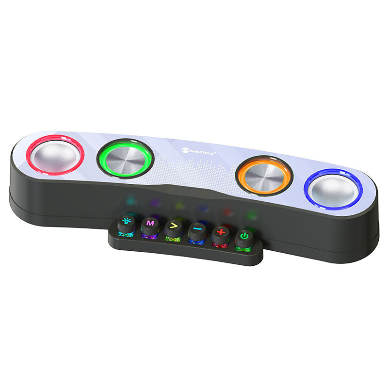 RGB LED Bluetooth Desktop Speaker — 10W Stereo for Your Setup