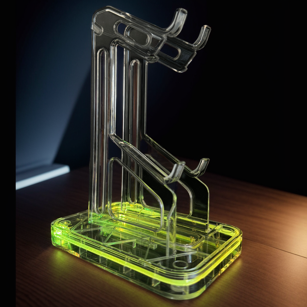 Nebula Dock — RGB Controller Charging Stand & Organizer